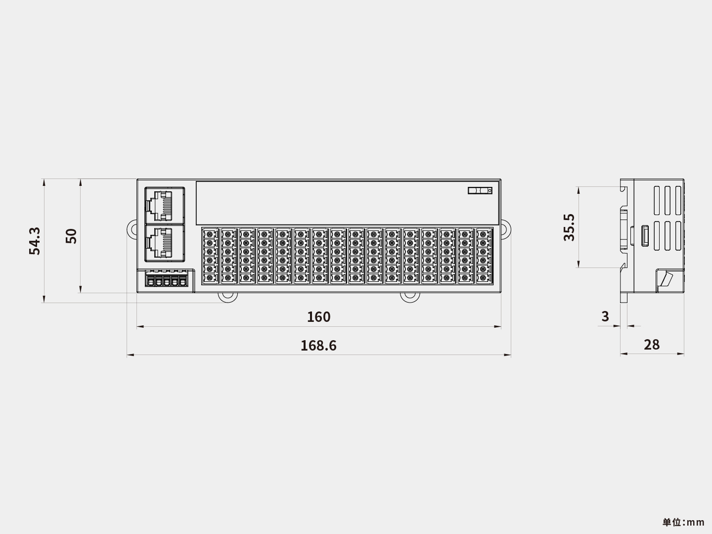 尺寸图_HCNXE-ID32、OD32、MD1616、MD2408-D